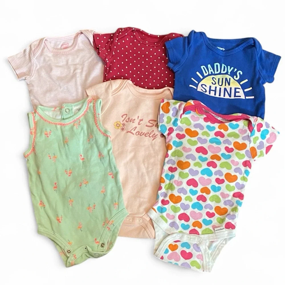 Baby Girl Onesie Bundle 3 and 3-6 Months